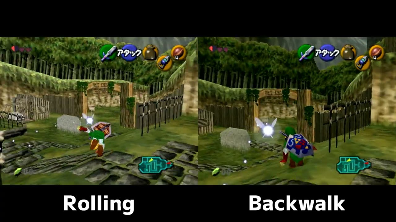 After Shadow Temple Movement Comparison Rolling vs Backwalk