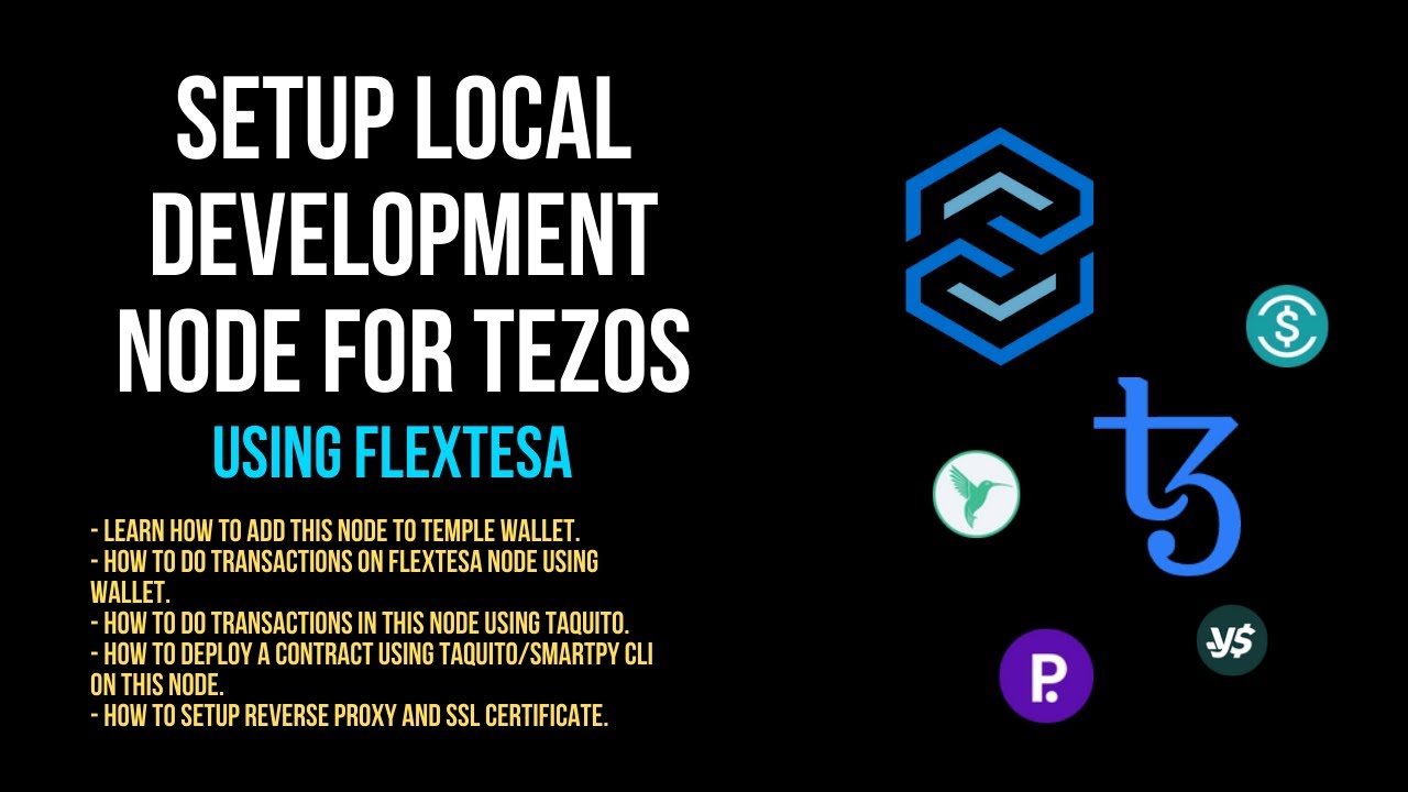 Setup local development node for tezos | Flextesa #tezos