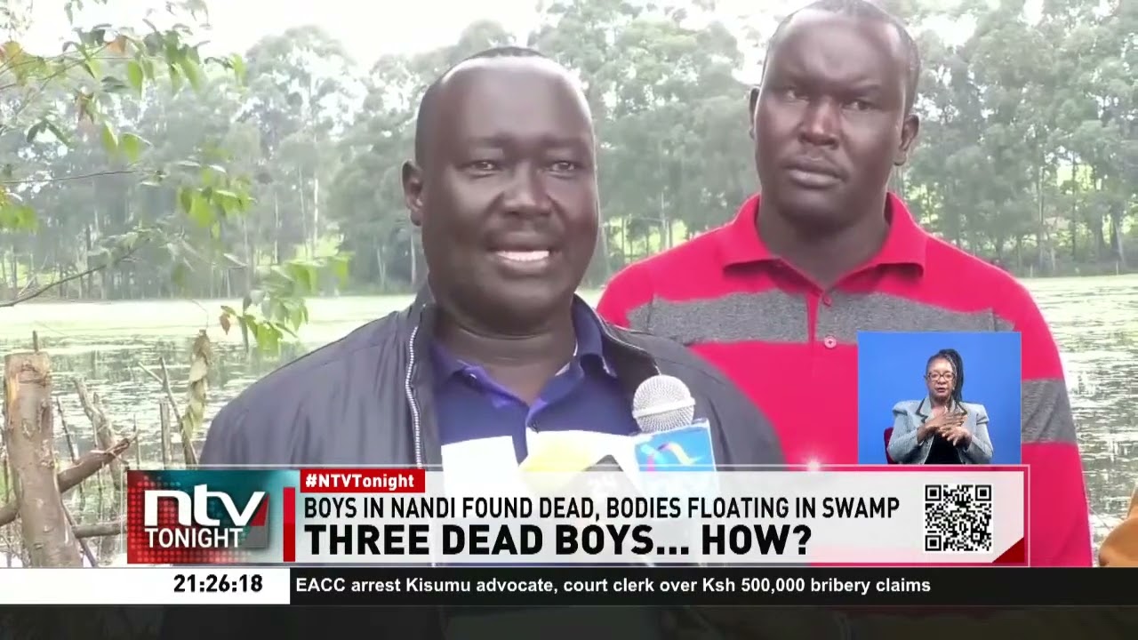 Three boys from Nandi county were found dead under mysterious circumstances.