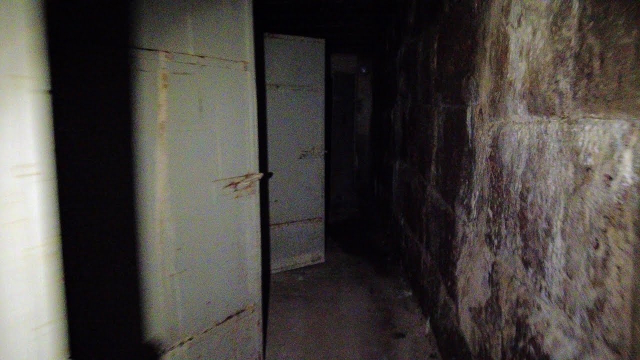 Exploring an abandoned military structure, the Tjurkö Redoubt in Sweden.