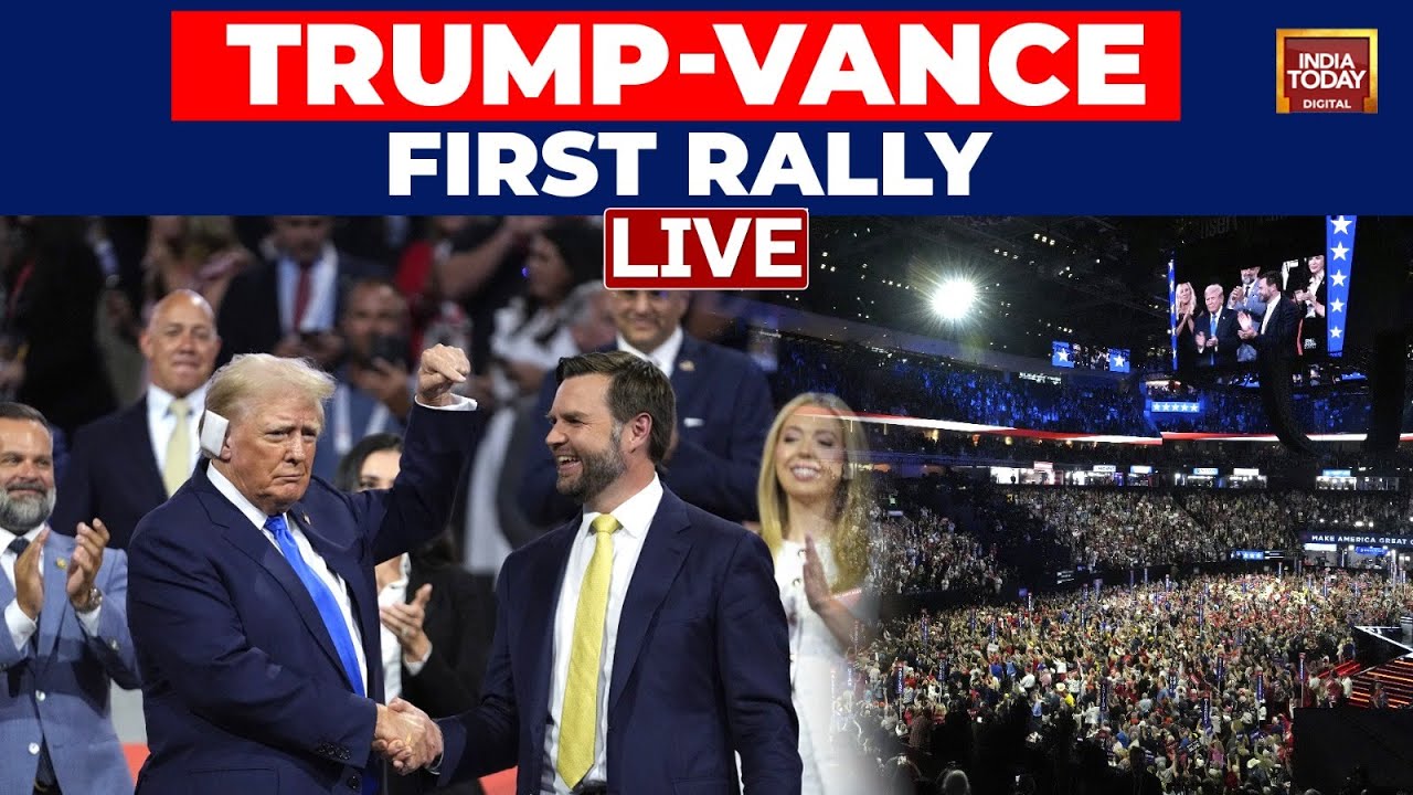 Trump Speech LIVE: Donald Trump And JD Vance Hold First Rally After RNC 2024 | US Election News