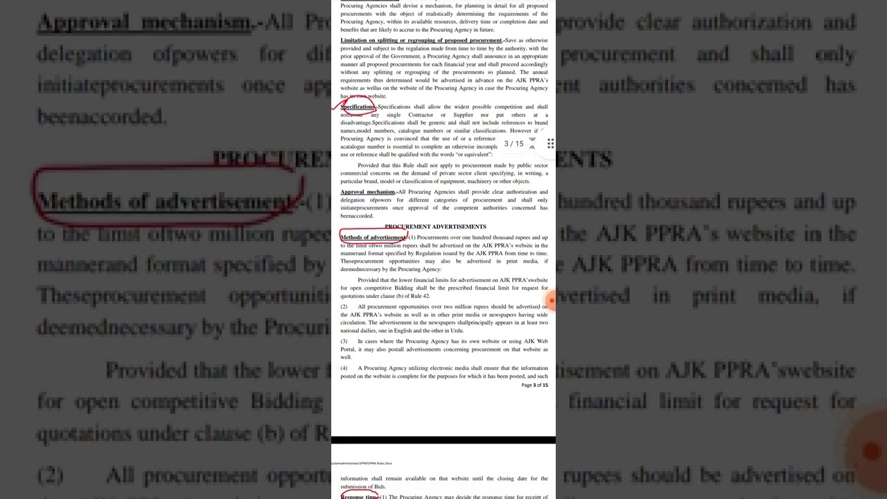 AJK PPRA RULES FOR SENIOR AUDITOR TEST//AJK PSC