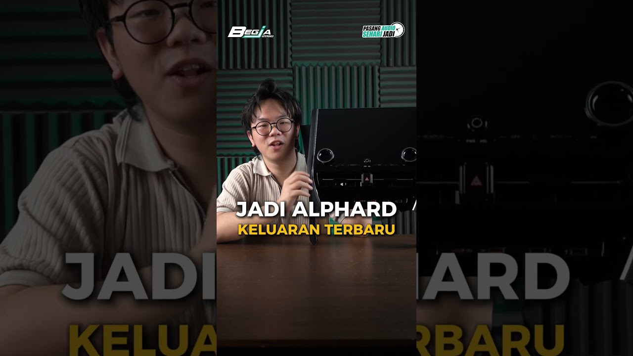SPECIAL HEAD UNIT FOR ALPHARD!! HERE'S THE MIRAI LXS!