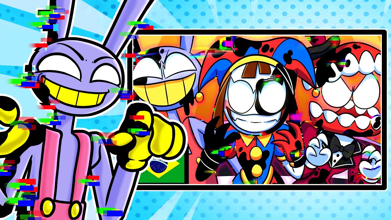 Jax reacts to abstract digital circus animations!