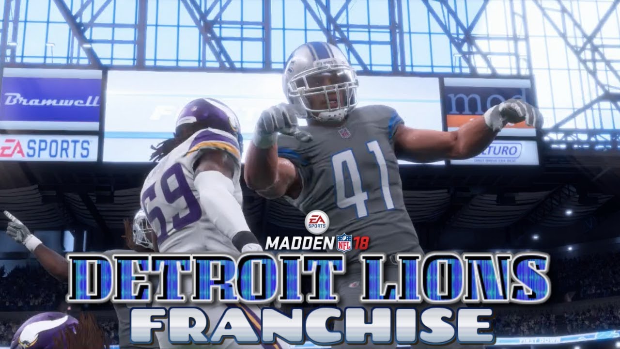 Madden NFL 18 Detroit Lions Franchise - Detroit Lions vs Minnesota Vikings (EP11 Lions vs Vikings)