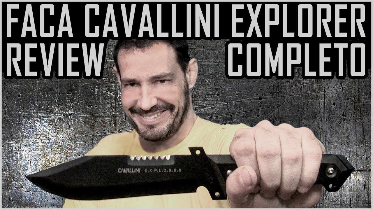 Faca Cavallini Explorer - Review Completo da Faca de Sobrevivência