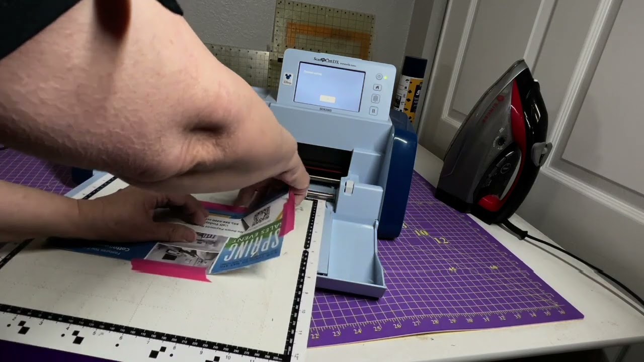 Cutting templates with the scan n cut