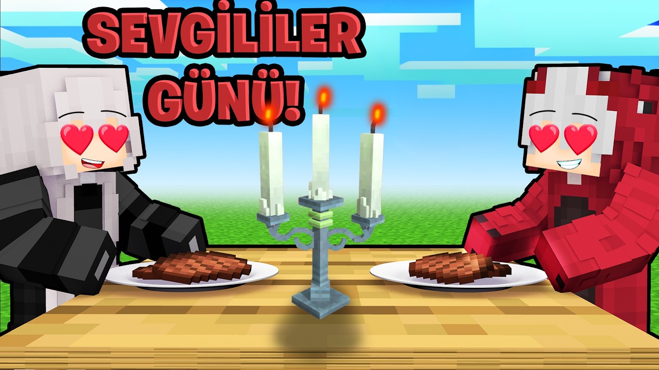 SEVGİLİLER GÜNÜNDE YARAMAZ KIZLA SEVGİLİ OLDUM *Beni 6ld4rmeye Çalıştı* 😈  -  (MinecraftParodi)