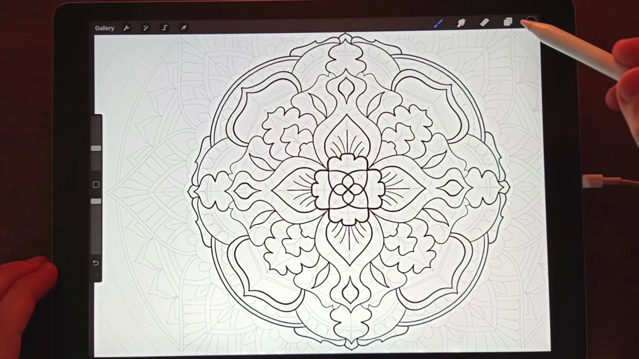 iPad Mandala Creator for Procreate App: Tutorial