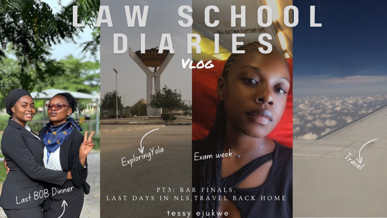 NIGERIAN LAW SCHOOL VLOG #3:Bar exams+Last days in Yola campus+Advise on law school+Travel back home