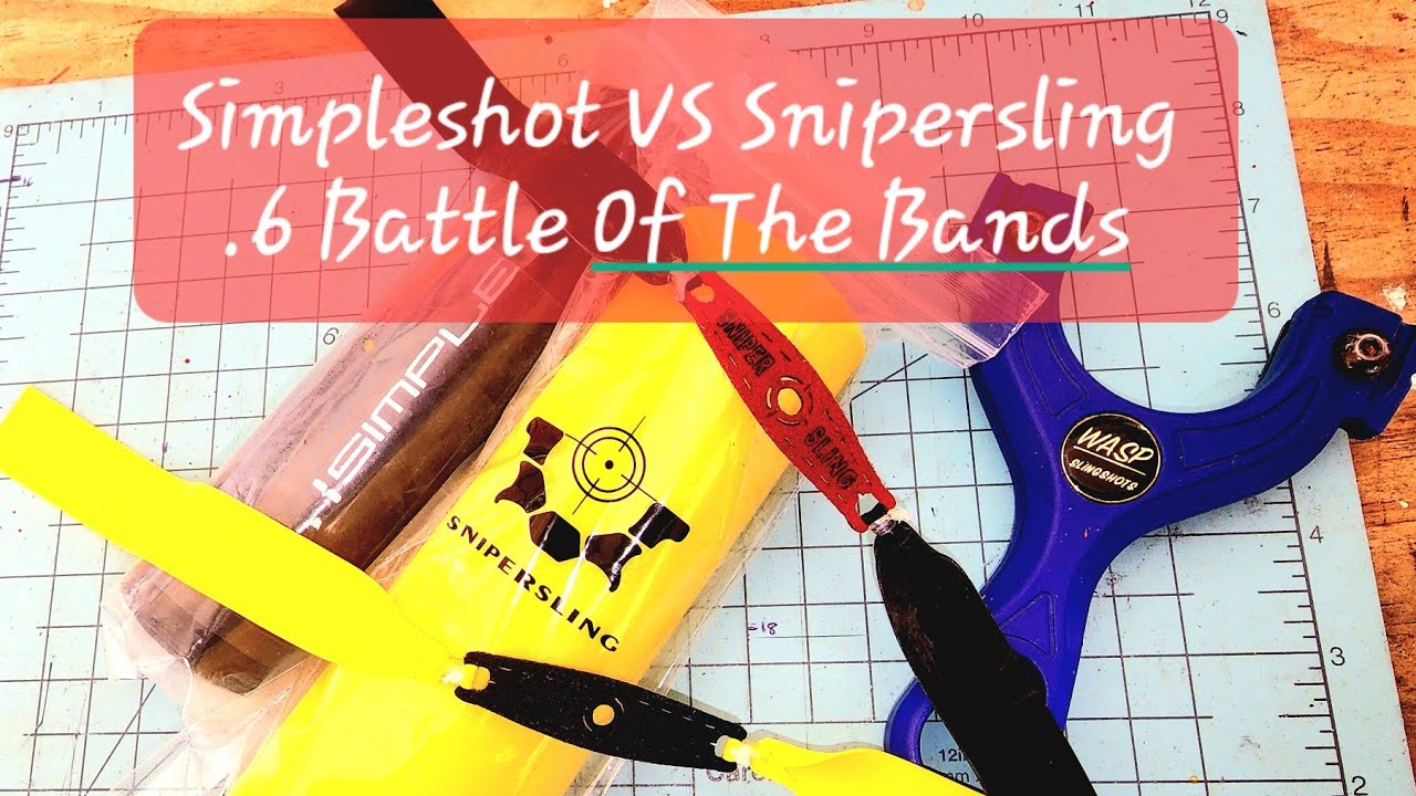 Simpleshot VS Snipersling: A New Years Eve Battle Of The Bands #slingshots #slingshotshooting