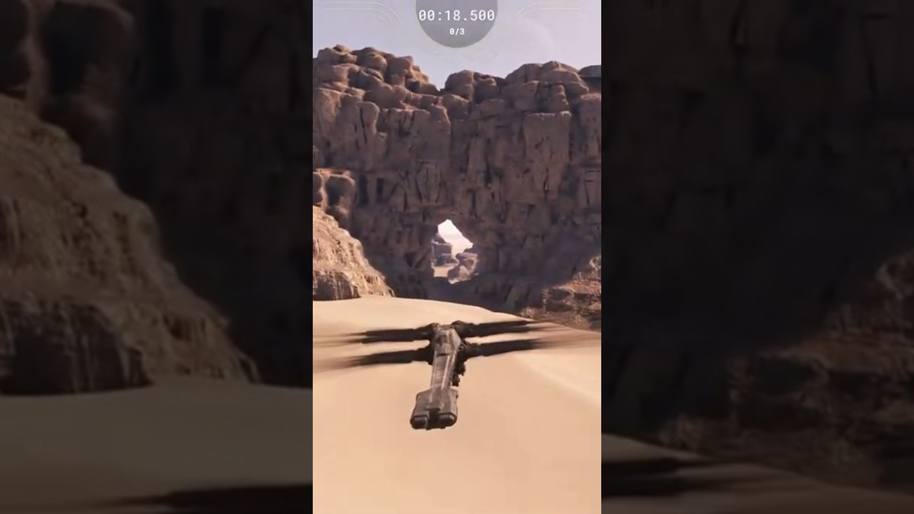 Flying the Dune Thopter is BA!! #dune #ornithopter #fighter #aviation #subscribe #military #viral