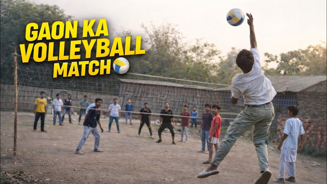 Gaon Ka Volleyball Match 🏐