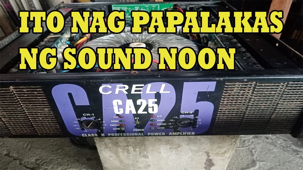 CRELL CA25 POWERED AMPLIFIER