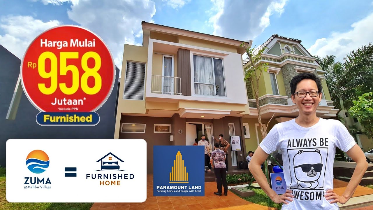 Cluster ZUMA Malibu Village Paramount 7x8 Full Furnished cuma 1M !
