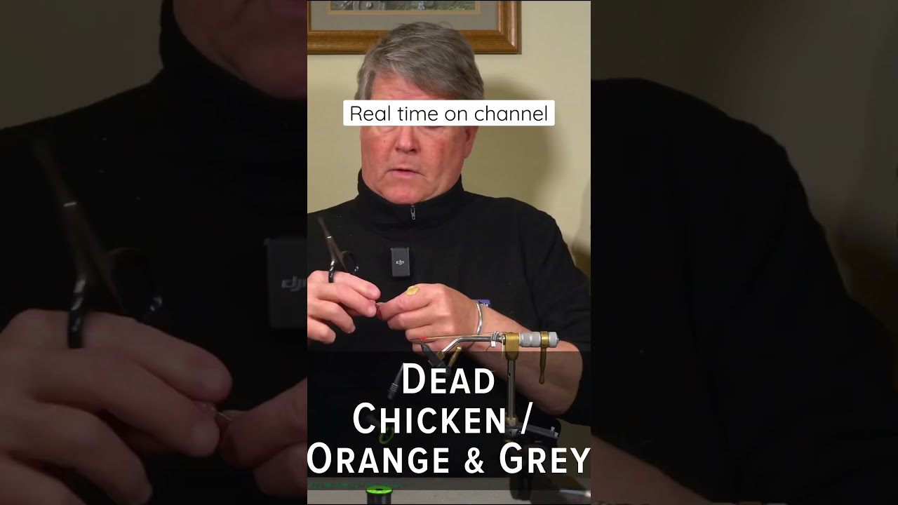 Dead Chicken in 30 seconds #fishing #flytying #flytyingtutorial #flyfishing #flytyingtutorial