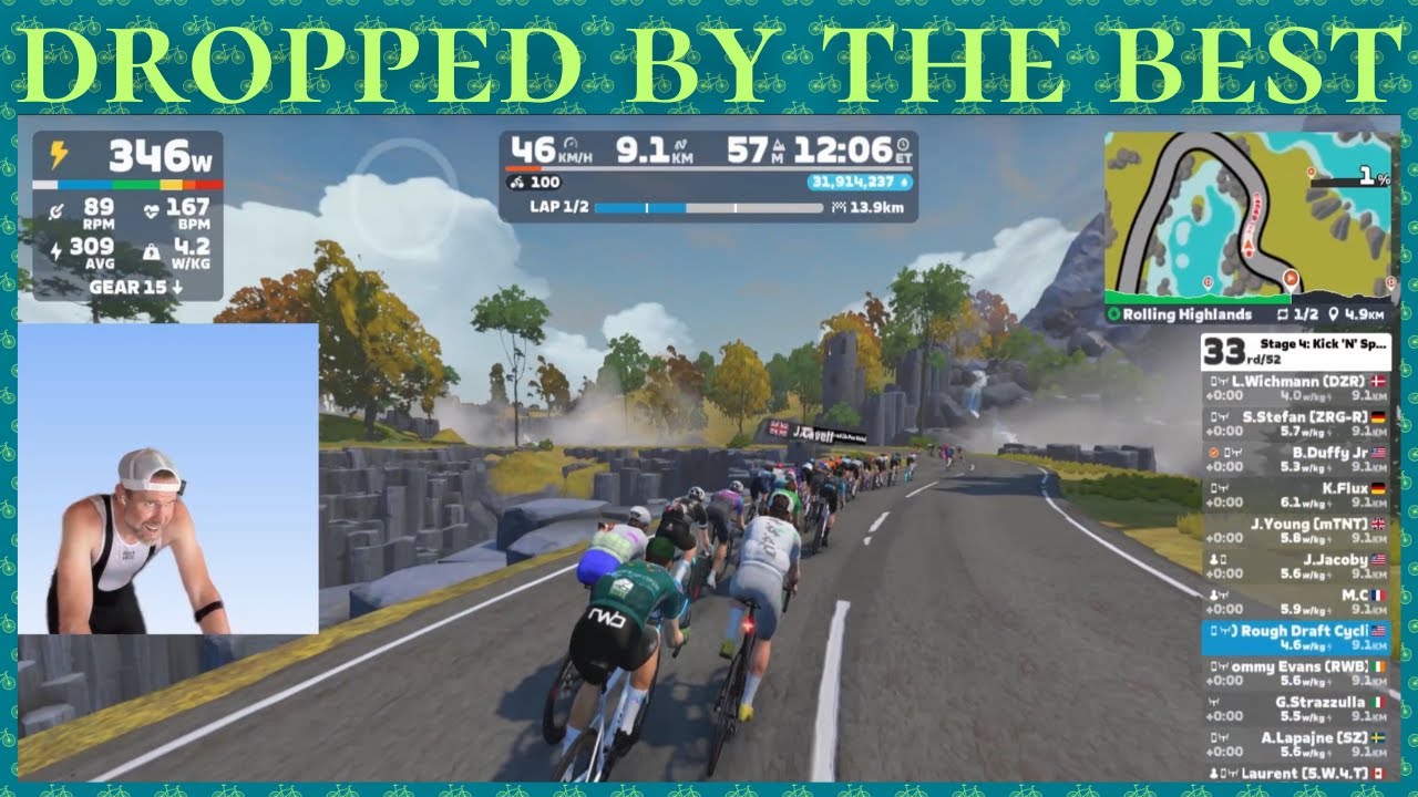 I Got Dropped (Early) by the Fastest Zwift Racing Peloton in the Game!