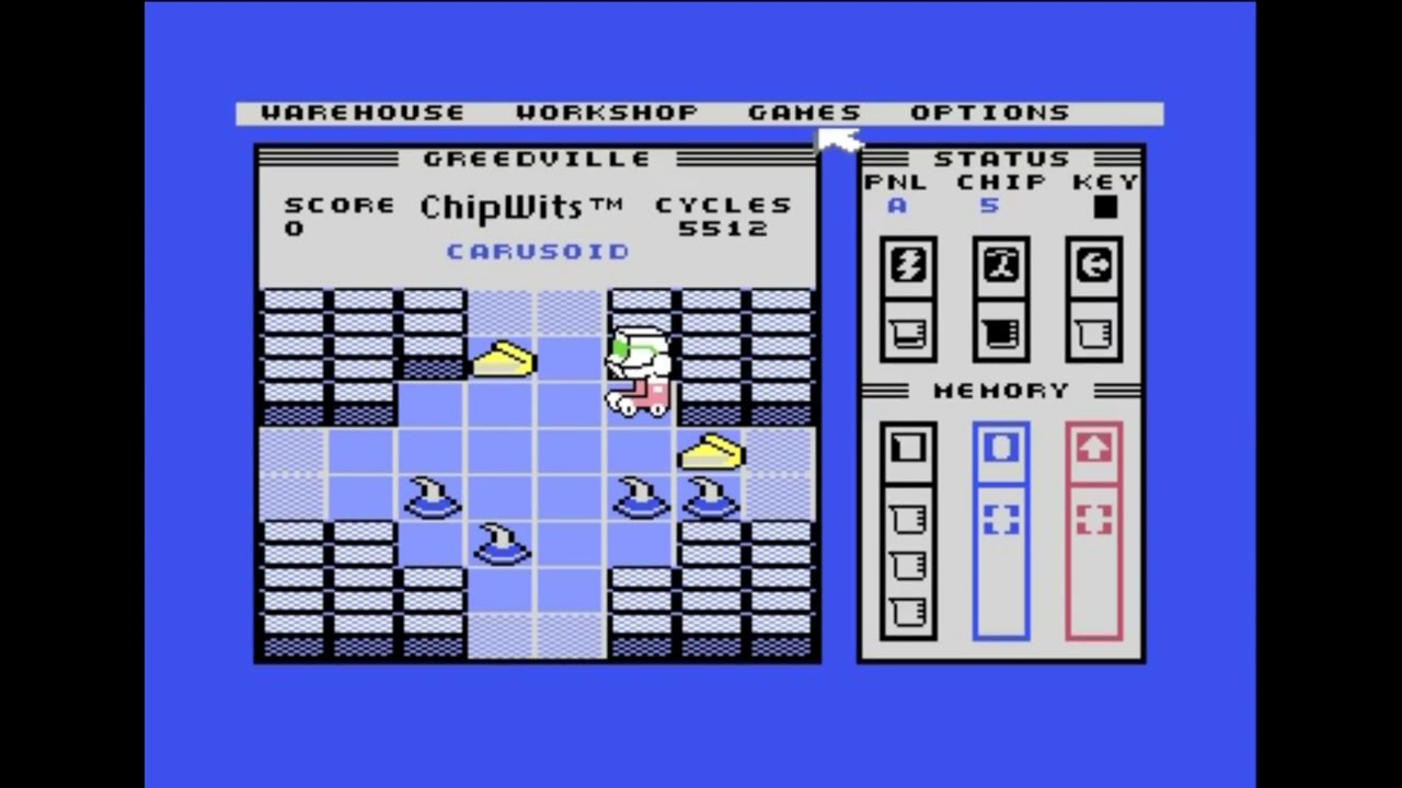 ChipWits: Carusoid in Greedville (C64 version)