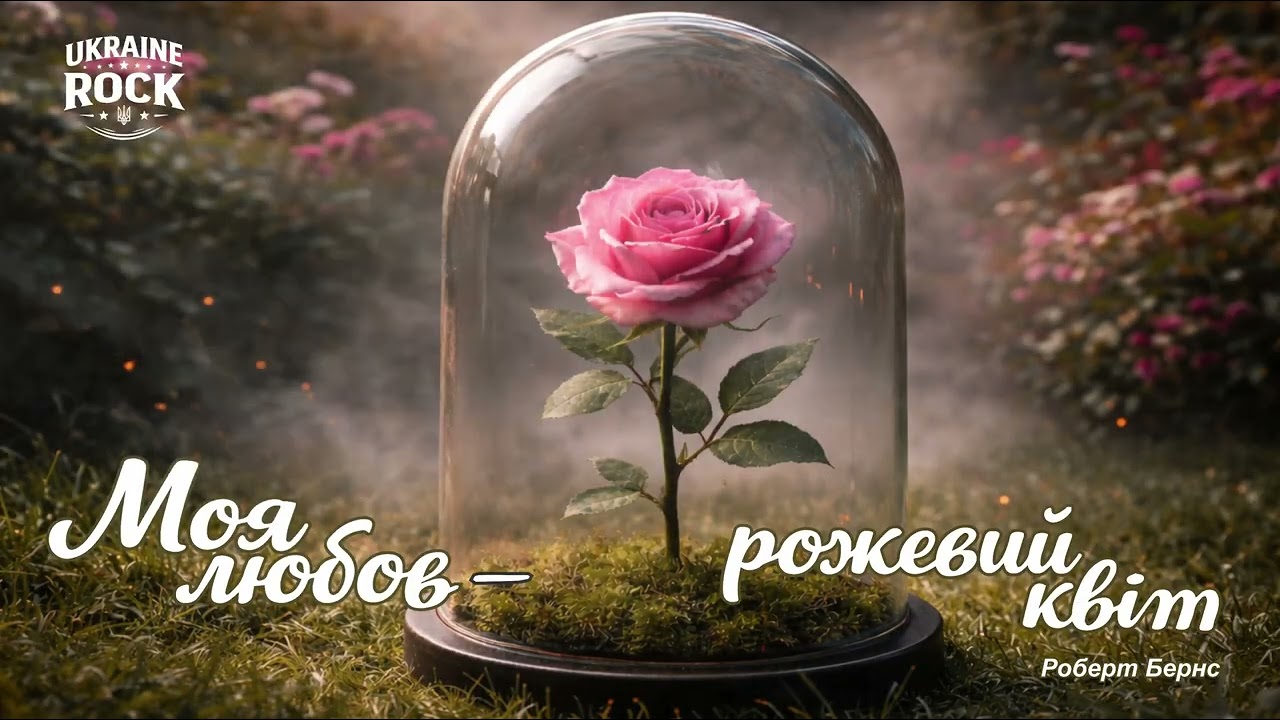 Моя любов — рожевий квіт - Роберт Бернс