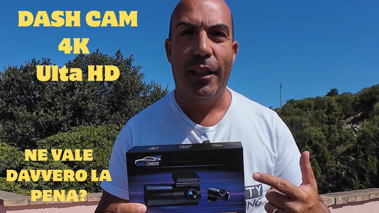Ho provato la GKU D600:la dash cam 4K che non ti aspetti.