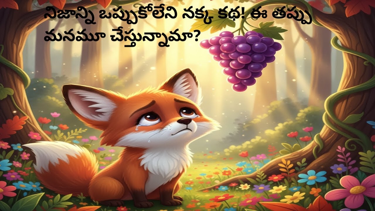 నిజాన్ని  ఓపుకోలేని నక్క కథ! ఈ తప్పు మనము చేస్తున్నామా?|Moral stories in Telugu |motivational story 