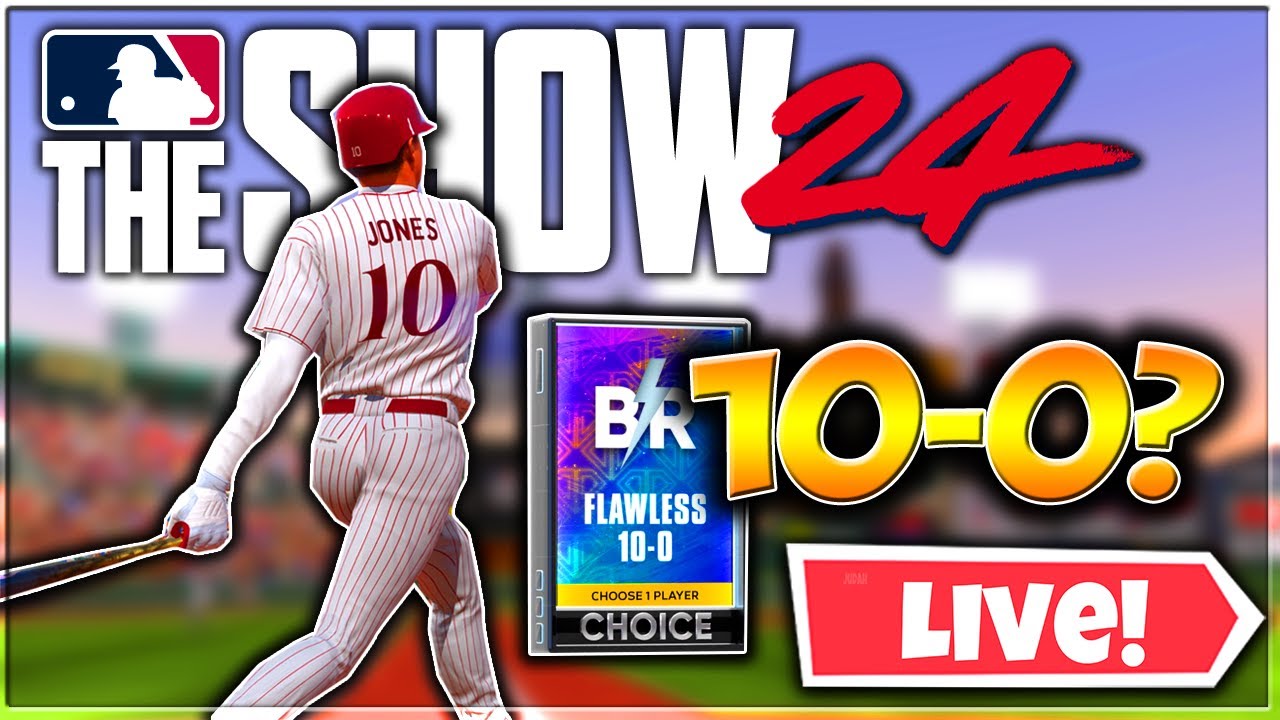 MLB THE SHOW 24 TOP PLAYER 10-0 FLAWLESS BATTLE ROYALE RUNS! (MLB The Show 24 Diamond Dynasty)
