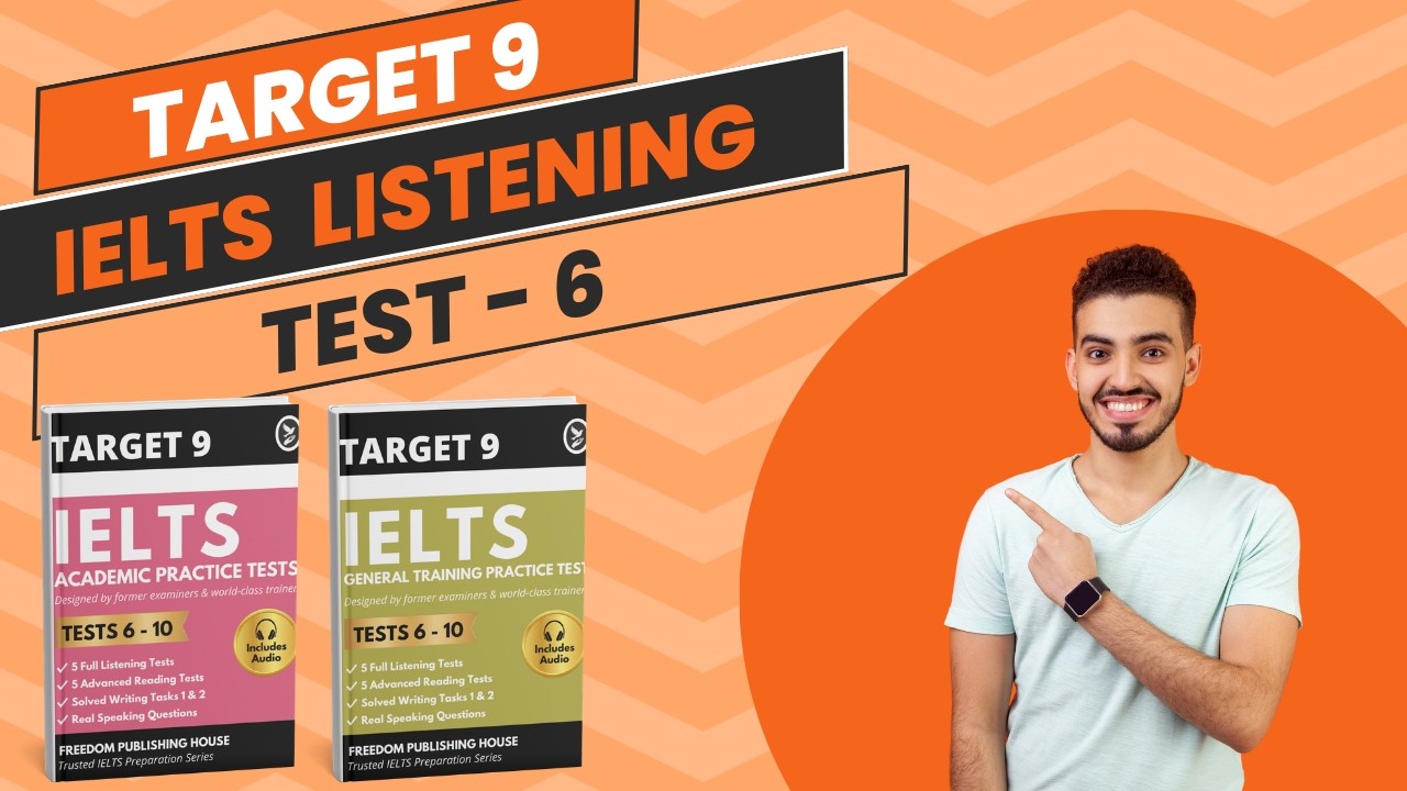 IELTS Listening Test 6 (Latest 2026) | Exam-like Tests | Target 9 x Freedom Publishing House