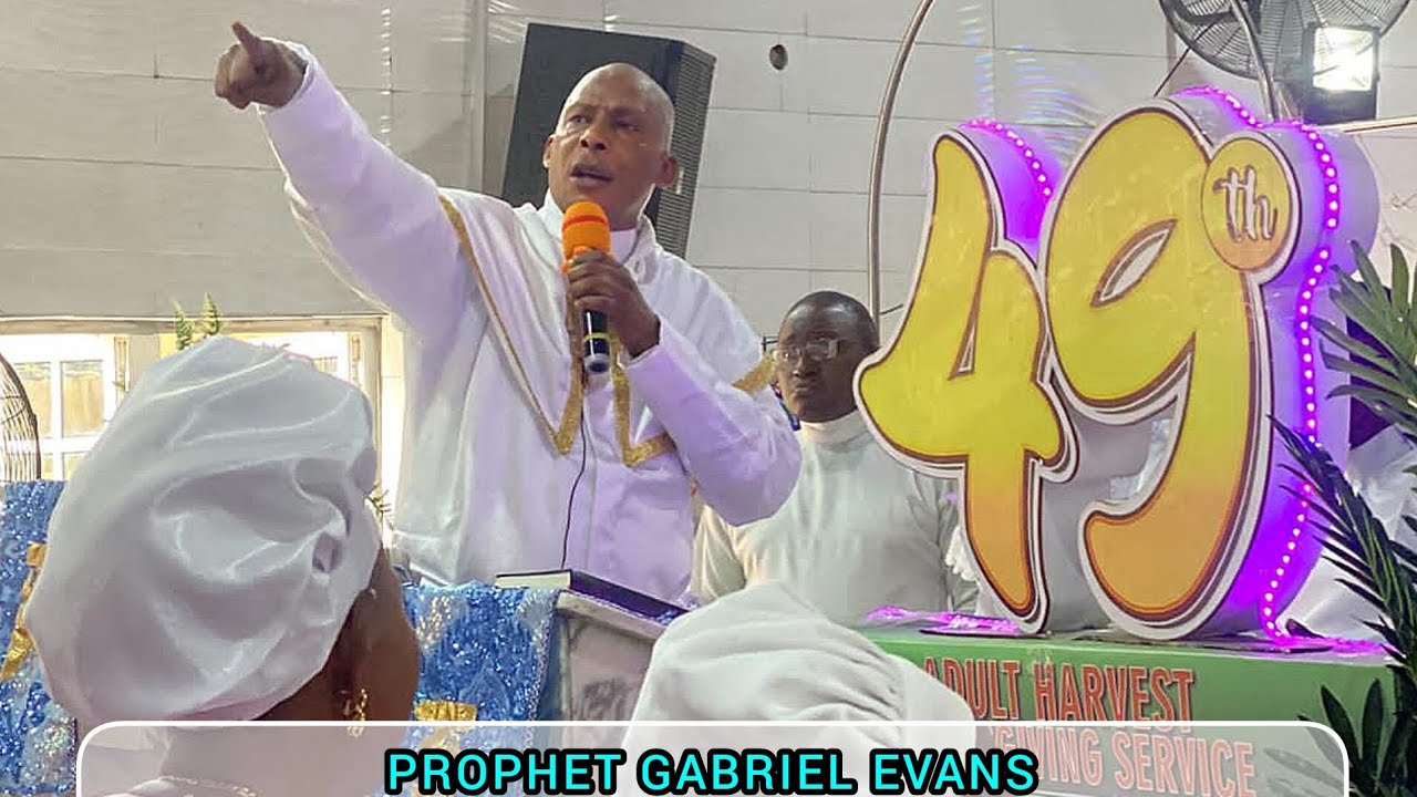 PROPHET GABRIEL EVANS AT CCC IBARA CATHEDRAL'S PRE-HARVEST 2023.🌈 #celestialchurchofchristworldwide