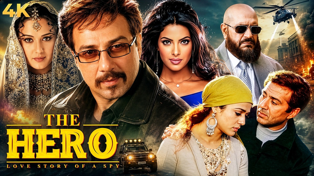 Sunny Deol Action THE HERO : LOVE STORY OF A SPY 2003 Full Movie 4K | Preity Zinta, Priyanka Chopra
