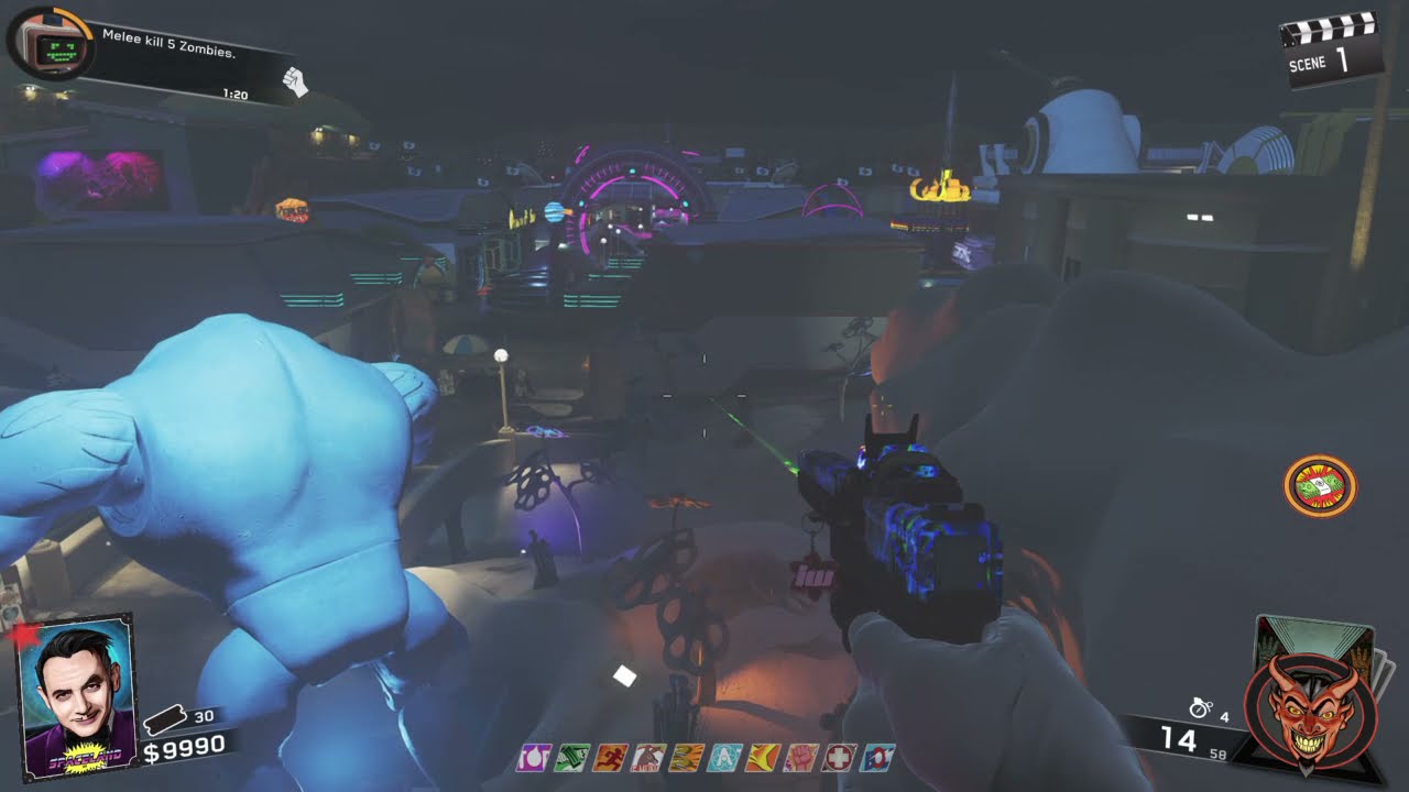 Infinite Warfare Zombies in Spaceland Transponder Out of Map Glitch!