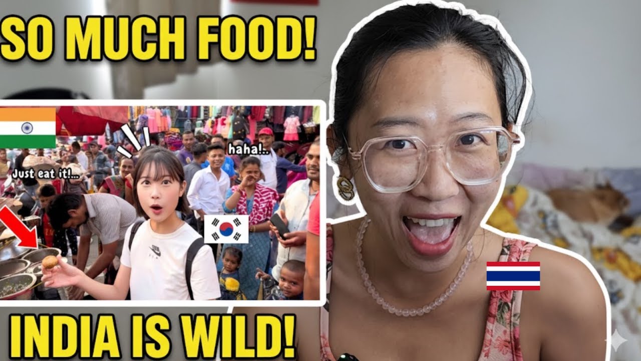 She is Food Hunting in India Most Busiest Streets!?❤️🇮🇳