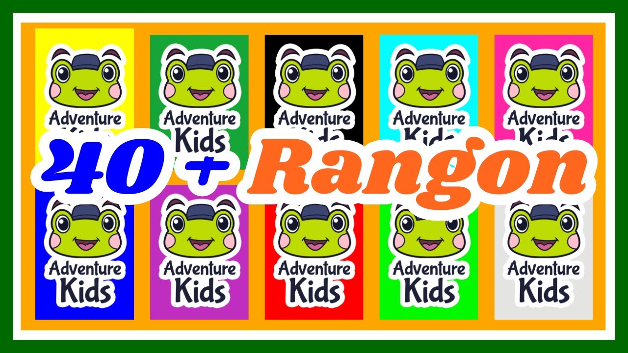 🐸 AdventureKids हिंदी | رنگوں اردو 40 🔴🟡🟢🔵🟣 | नर्सरी की शिक्षा | نرسری کی تعلیم | सीखें और मज़ा करें