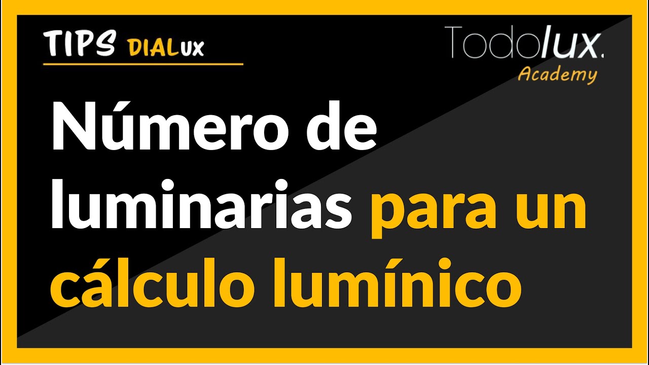 ¿Cuántas luminarias hay que utilizar en un cálculo lumínico? - DIALux EVO