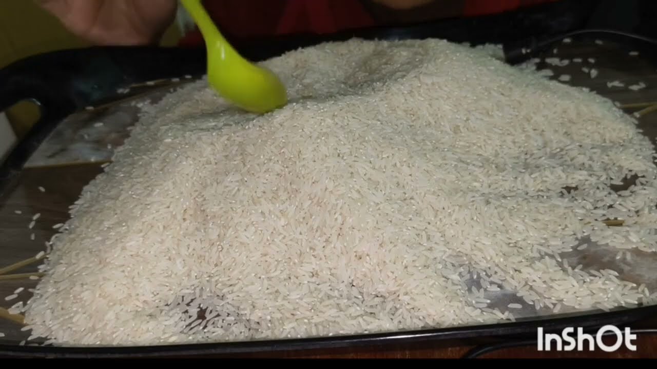 #asmr raw rice eating sound #eating raw rice #eating sona masoori rice