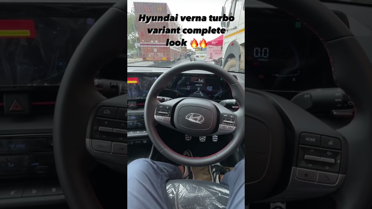 Verna facelift turbo variant interior looks ❤️🔥 