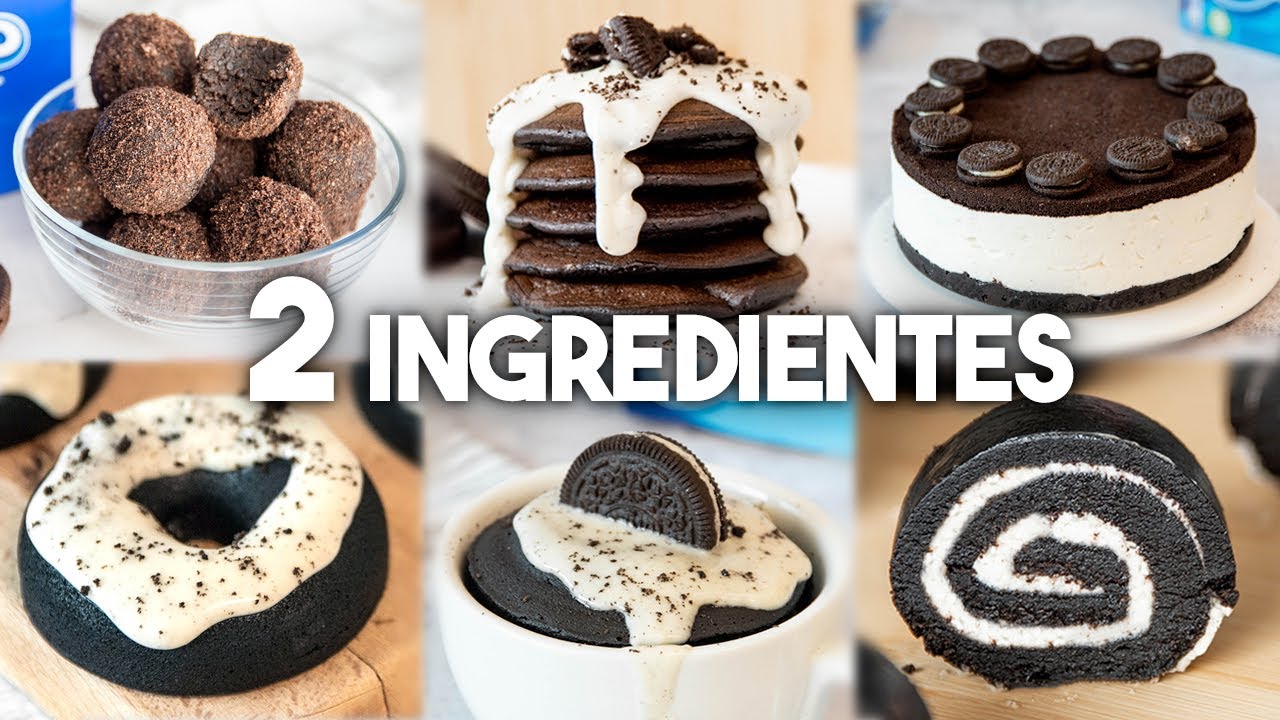 10 Postres de Oreo SIN HORNO con 2 Ingredientes 💙 | Postres Fáciles y Rápidos