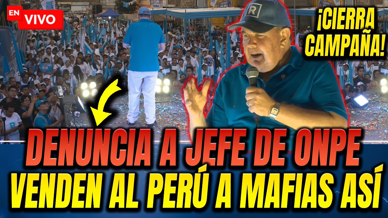 🚨 PORKY EN CA&Ntilde;ETE MITIN HIST&Oacute;RICO CON RAFAEL LOPEZ ALIAGA en VIVO