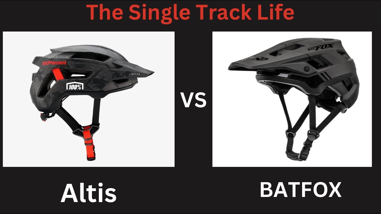 100 Percent Altis vs BATFOX MTB Helmets