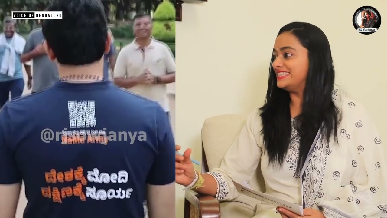 Discussing the story of Bengaluru South & Namma Area with @RJSowjanyaOfficial | Tejasvi Surya
