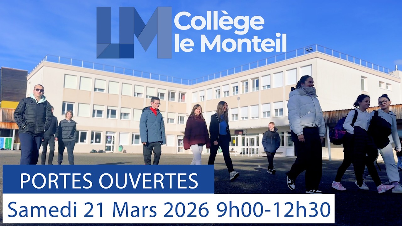 Collège Le Monteil: Journées Portes Ouvertes, 21 Mars 2026