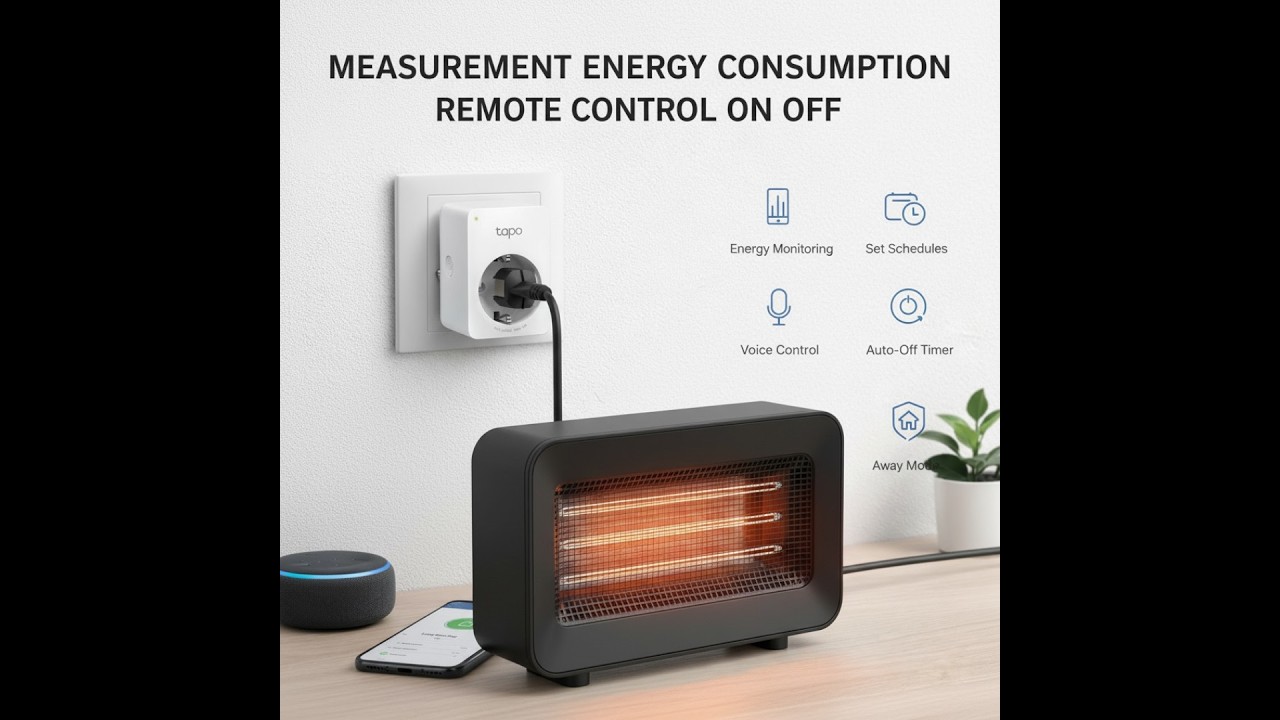 Instalacja Tapo p110 Pomiar zużycia energii, zdalne sterowanie WŁ. WYŁ.