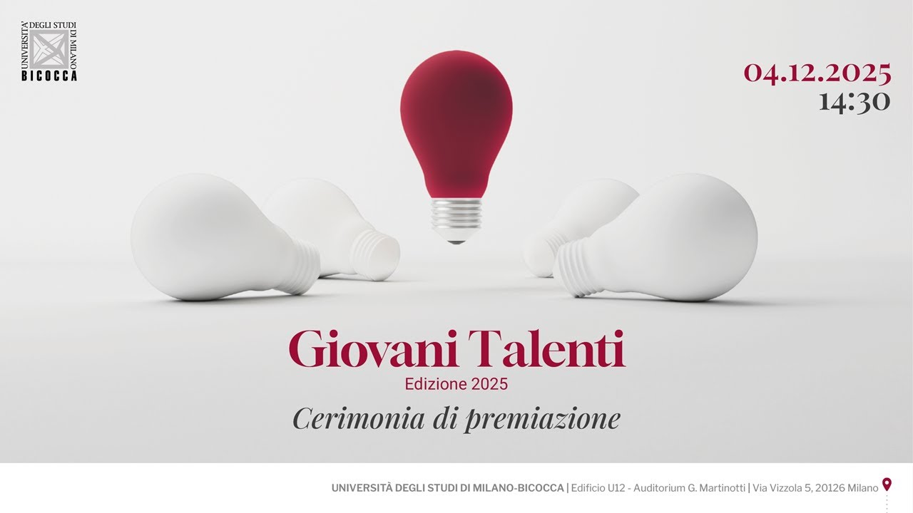 Premio Giovani Talenti - edizione 2025