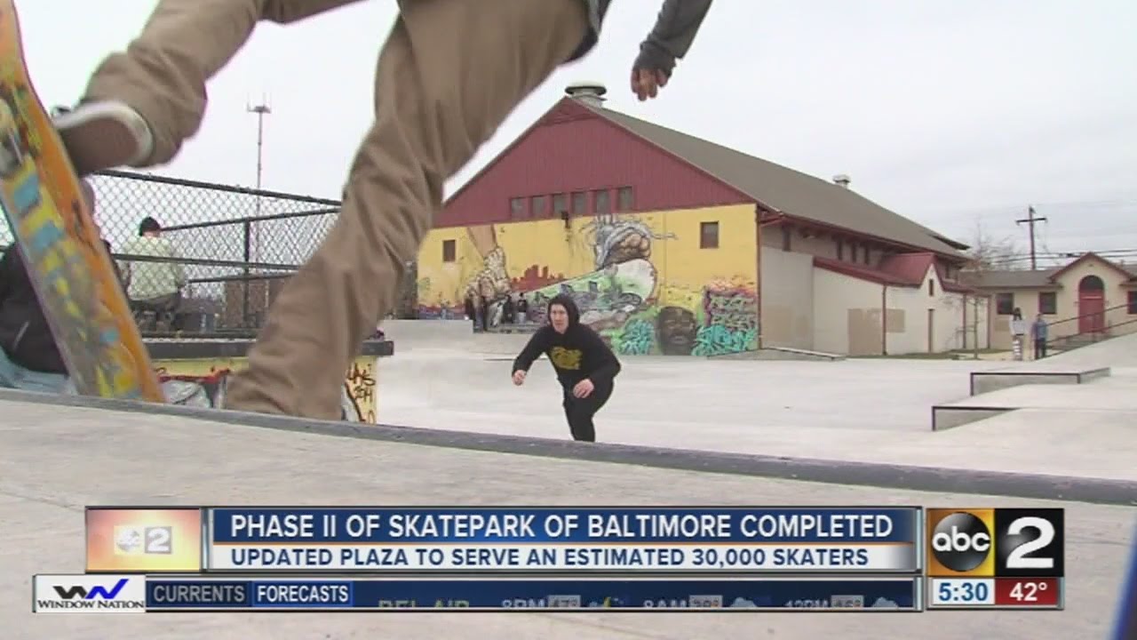 Phase II of Baltimore skate park complete