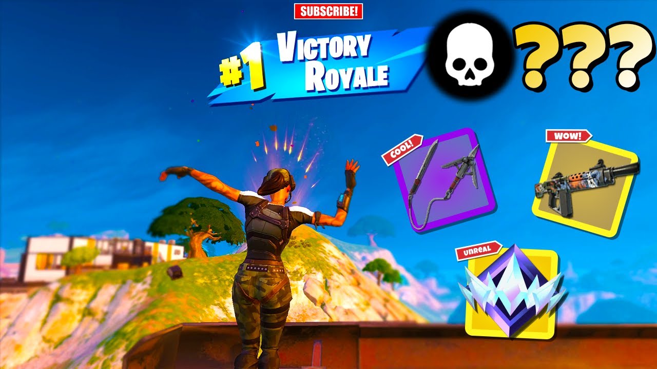 High Elimination Unreal Ranked Solo Win Gameplay (Fortnite Chapter 5 Zero Builds)