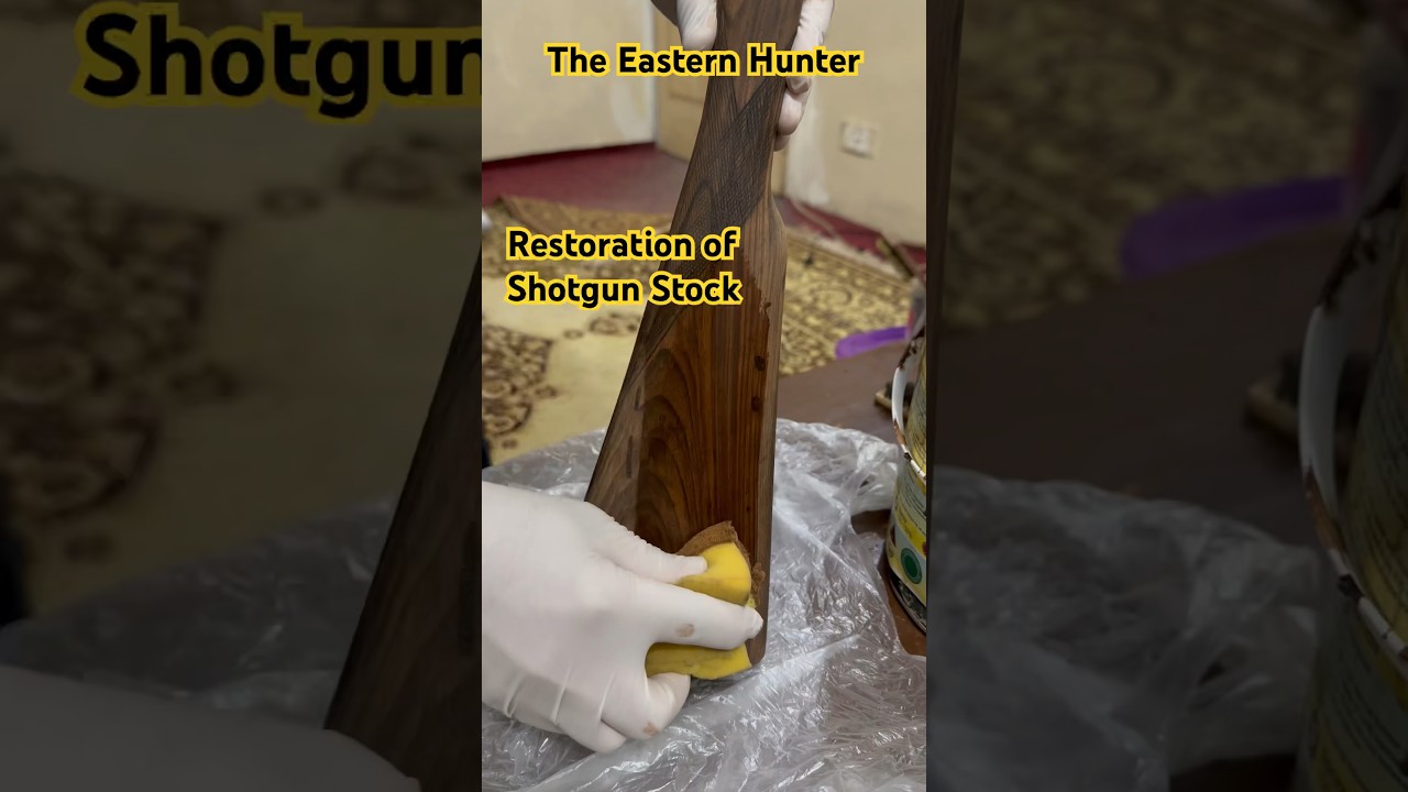 How to Restore Gun stock  #repair #restoration