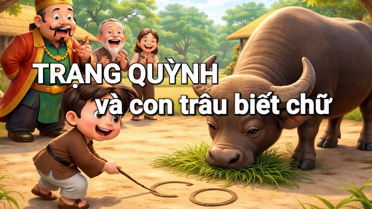 Trạng Quỳnh và con trâu biết chữ | Truyện dân gian Việt Nam | #coverbytmn 