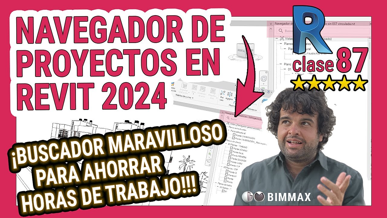 NAVEGADOR de PROYECTOS en REVIT ✅ Un BUSCADOR mejorado en Revit 2024 que agiliza mucho el trabajo