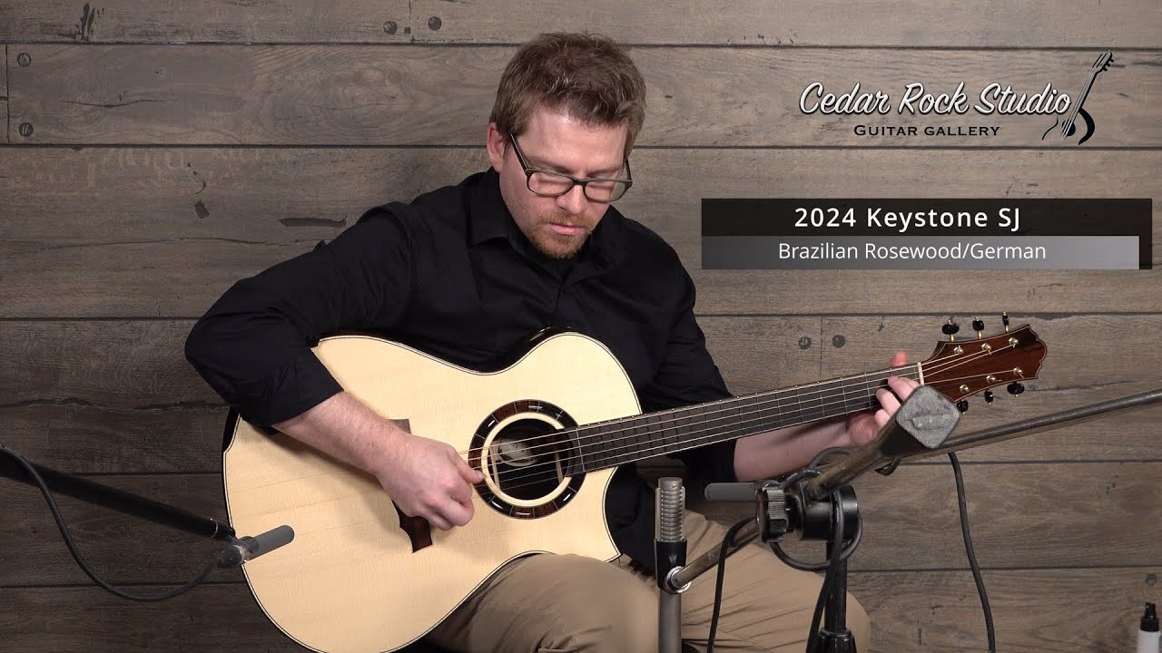 Keystone SJ (Brazilian Rosewood/German Spruce) played by Matt Thomas