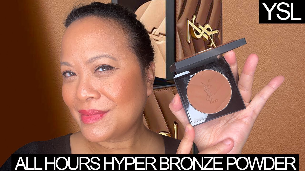 Новая пудра YSL All Hours Hyper Bronze Powder — 03 Golden Medina и 05 Dark Sienna — примерка и отзыв