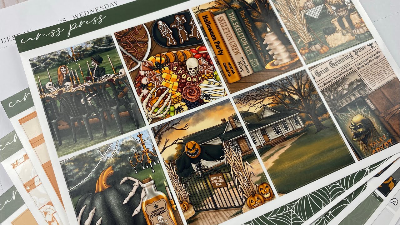 Plan with Me | House of Horrors | Caress Press | Thanksgiving Trip!